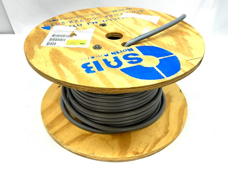 SAB 2041809 Control Cable 18 AWG 30/32 Gray 600V 200ft Spool 21LB REMAINING - Maverick Industrial Sales