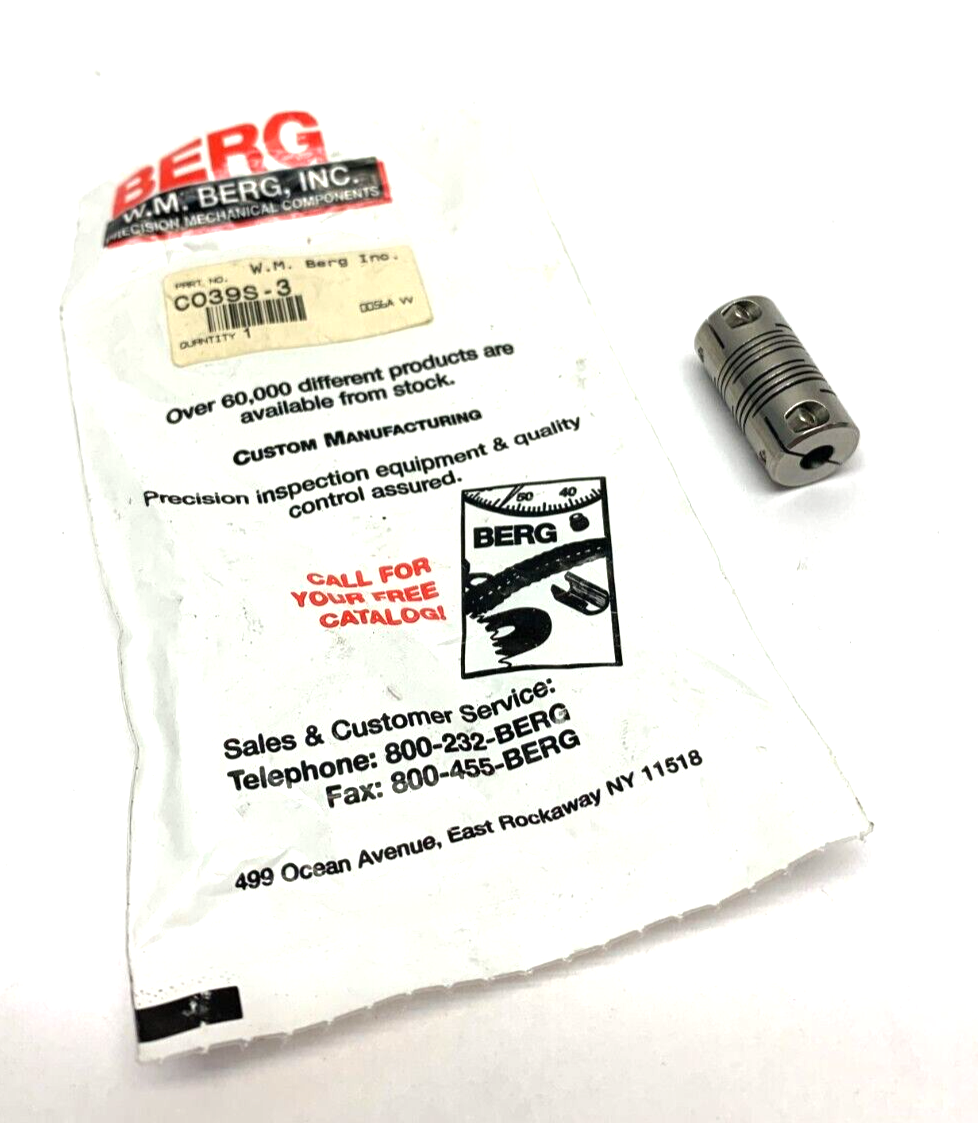 W.M. Berg C039S-3 Flexible Coupler - Maverick Industrial Sales