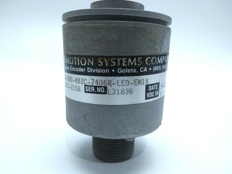 BEI Motion Systems H25E-SS-900-ABZC-7406R-LED-EM18 924-01002-2158 Rotary Encoder - Maverick Industrial Sales