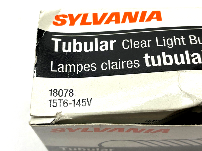 Sylvania 18078 Tubular Clear Light Bulb PKG OF 7 - Maverick Industrial Sales