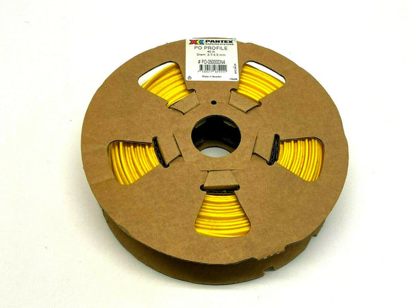 Partex PO-05000DN4 Oval Cable Marker Yellow 2.7-3.5mm 40 Meter Reel - Maverick Industrial Sales