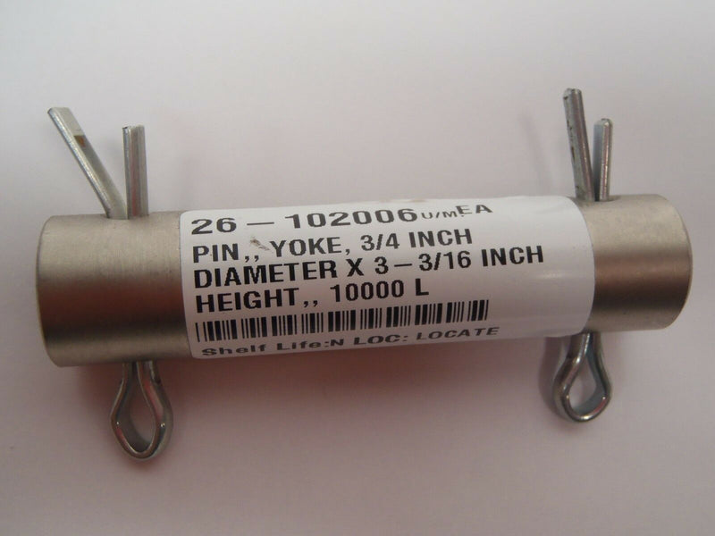Lot of (2) Pin 3/4 Inch Diameter  x 3-3/16 Inch Height 10000 LB Cell - Maverick Industrial Sales