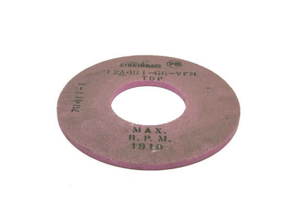 Cincinnati 12A461-66-VFM Grinding Wheel 5" Bore 1910 RPM - Maverick Industrial Sales