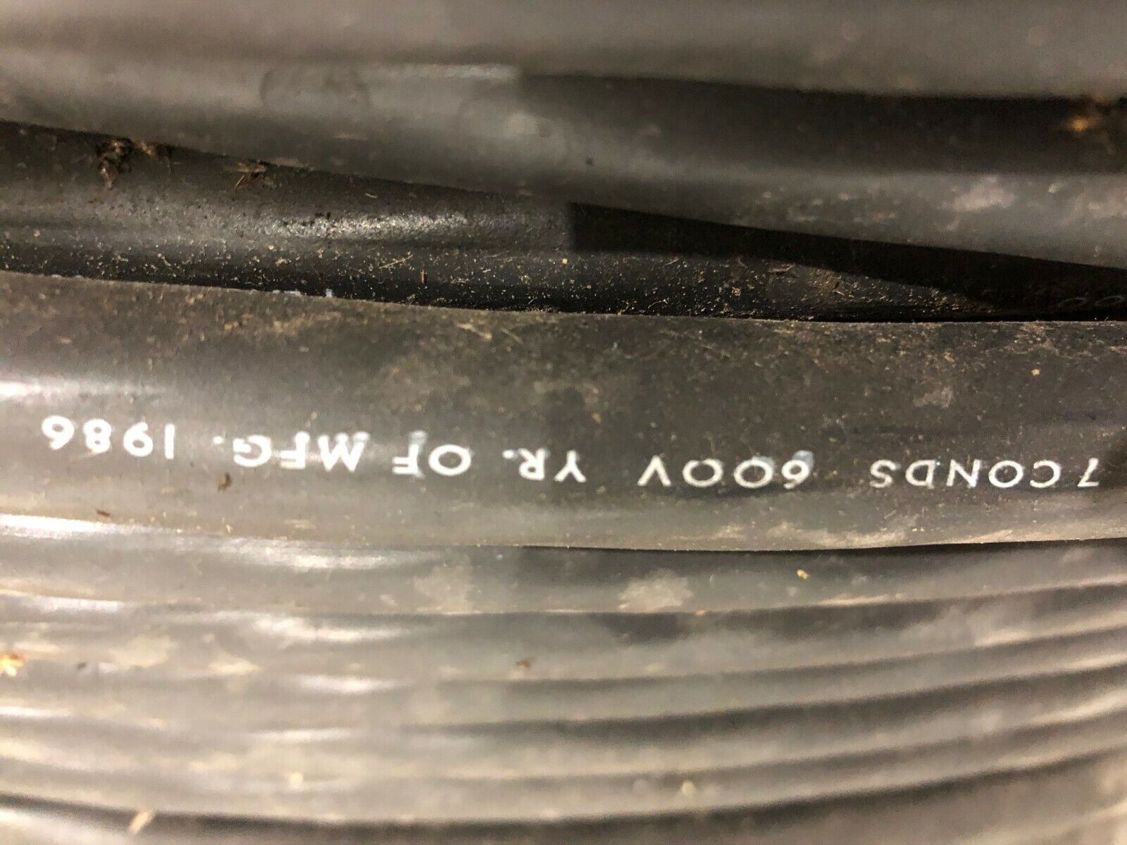 Plasticote #10 AWG 7 Conductor Power Control Cable Wire 600V Spool of 2600' Foot - Maverick Industrial Sales