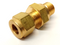 Swagelok B-8M0-1-4RS Brass Male Connector Tube Fitting 8mm Tube OD x 1/4" - Maverick Industrial Sales