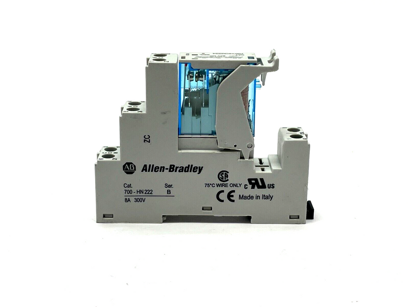 Allen Bradley 700-HN222 Ser. B Relay Base w/ 700-HK32Z24 Ser. B Relay - Maverick Industrial Sales