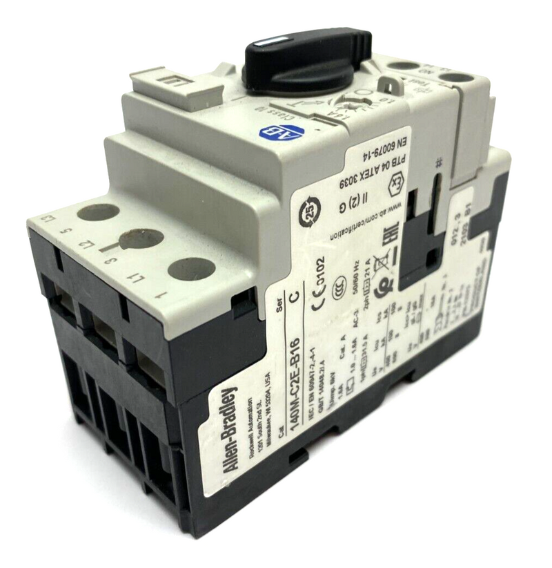 Allen Bradley 140M-C2E-B16 Ser. C Motor Circuit Breaker 140M-C-AFA10 Contactor - Maverick Industrial Sales