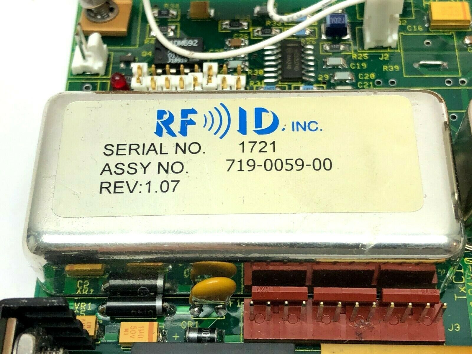 RFID Inc. 711-0011-00 RS232 RFID Reader 4003-RO PCB Only 8 Char 24VDC 148 KHz - Maverick Industrial Sales
