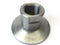 Threaded Vacuum Stainless Half Nipple Approx. 1” ID To 7/8", 3” Base - Maverick Industrial Sales