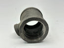 Ward 1DXDX1D.BMT 1-1/2" x 1-1/2" x 1/2" Tee Malleable Iron Black SCH 40 - Maverick Industrial Sales