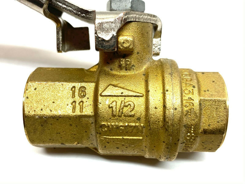 Brass 1/2" NPT Ball Valve Female / Female - Maverick Industrial Sales