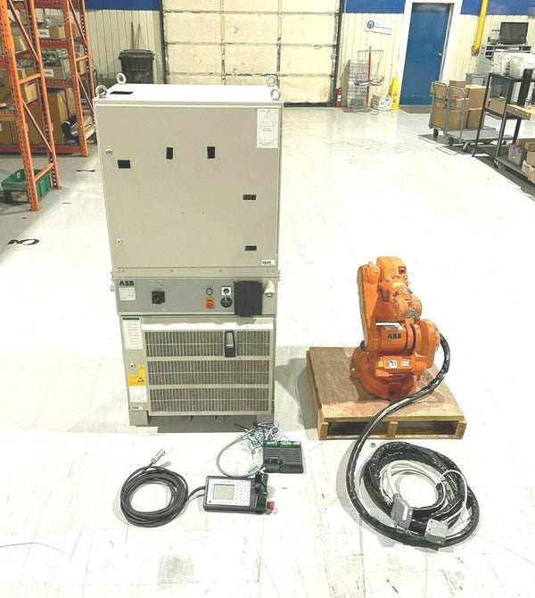 ABB IRB140 Robot System, S4CPLUS M2000 Controller, Cables, TPU2 Teach Pendant - Maverick Industrial Sales