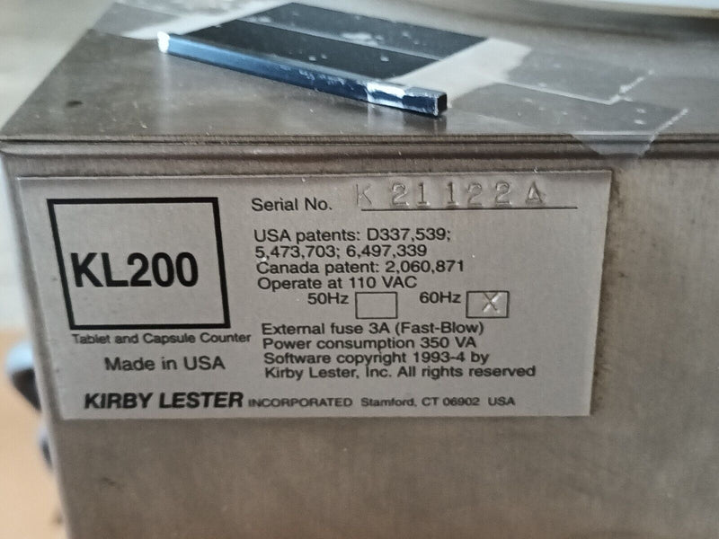Kirby Lester KL200 Tablet and Capsule Counter System - Maverick Industrial Sales