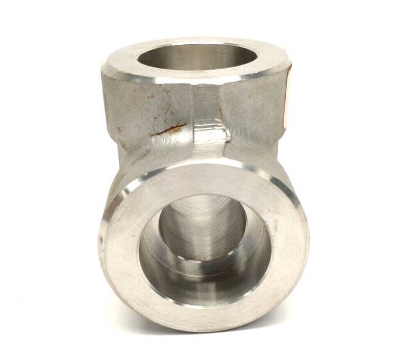 Socket Weld Pipe Tee 304 Stainless Steel 1-1/2" NPS 6000LB SA182 - Maverick Industrial Sales