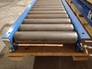 Lewco 2511 F96 Channel H2 T4RAL Gravity Roller Conveyor 120"L  LOT OF 2 - Maverick Industrial Sales