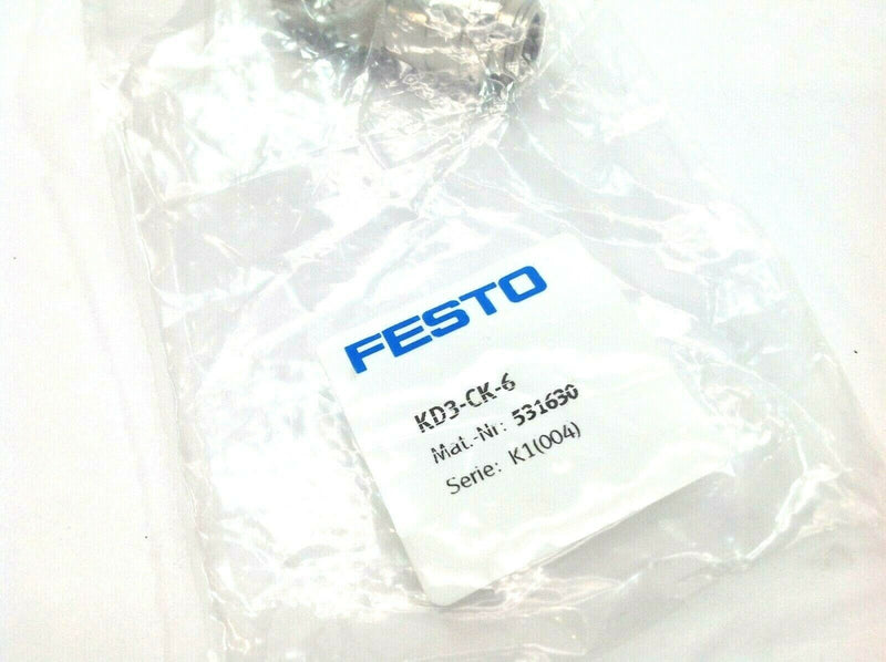 Festo KD3-CK-6 Electric Coupling Socket Lot of 2 - Maverick Industrial Sales