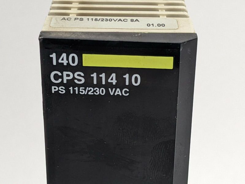 Schneider 140 CPS 114 10 Power Supply TSX Quantum 043507858 115/230 VAC - Maverick Industrial Sales