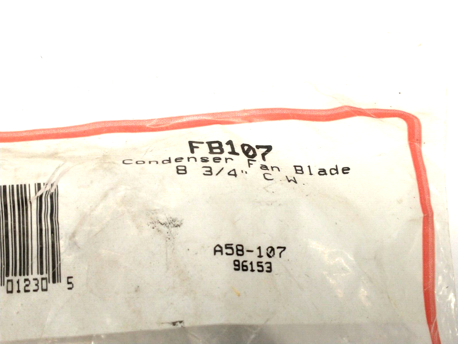 Gemline FB107 Condenser Fan Blade 8-3/4" C.W. - Maverick Industrial Sales