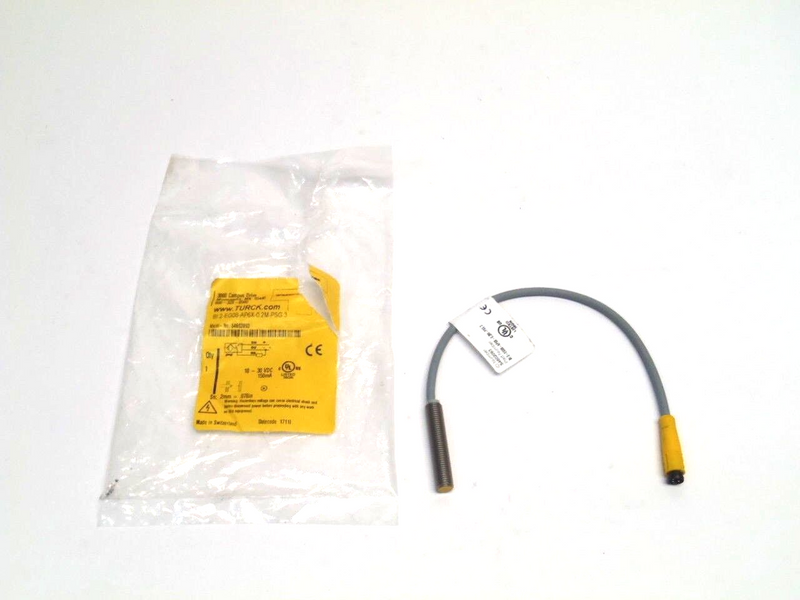 Turck BI 2-EG08-AP6X-0.2M-PSG 3 Proximity Sensor 10-30VDC 150mA - Maverick Industrial Sales