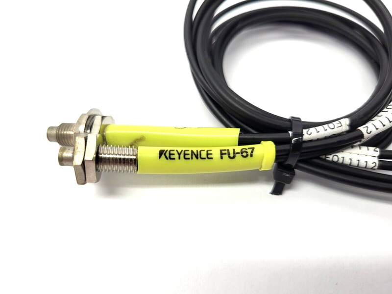 Keyence FU-67 Reflective Fiber Sensor M6 Unit Parallel Detection LOT OF 2 - Maverick Industrial Sales