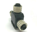 5 Pin Dual Female M12 to Male M12 Splitter - Maverick Industrial Sales