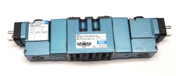 Mac Valves MV-A1C-A352-PM-501JC Solenoid Valve 24VDC - Maverick Industrial Sales