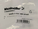 Weidmuller 1784040001 SAIS-3-IDC M8 SMALL Round Plug-In Connector - Maverick Industrial Sales