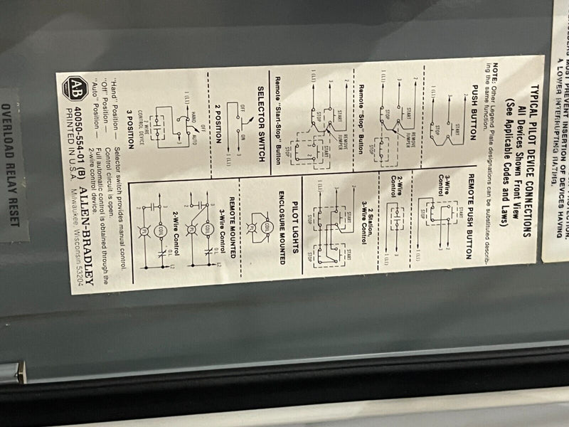 Allen Bradley 512-AJCD-24 Combination Starter Disconnect 30A 600/110/120VAC - Maverick Industrial Sales