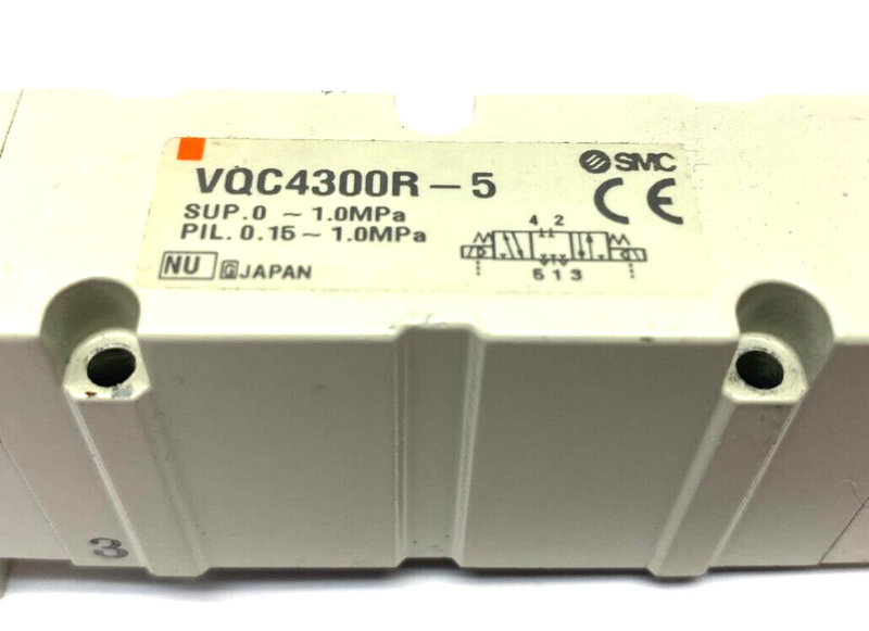 SMC VQC4300R-5 Plug-In Solenoid Valve 5-Port - Maverick Industrial Sales