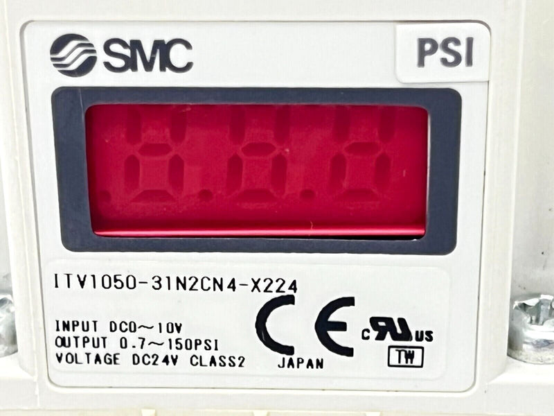 SMC ITV1050-31N2CN4-X224 Electro-Pneumatic Regulator - Maverick Industrial Sales