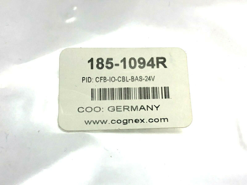 Cognex CFB-IO-CBL-BAS-24V Cordset 30'ft 185-1094R - Maverick Industrial Sales