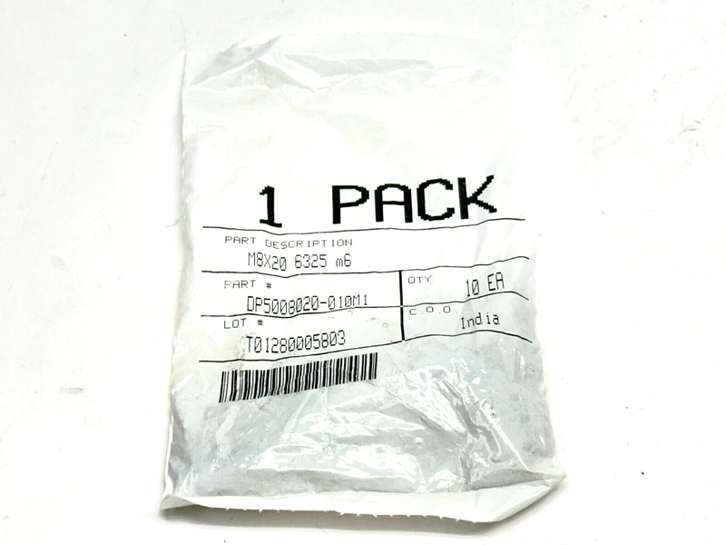 DP5008020-010M1 Dowel Pins M8x20 6325 LOT OF 10 - Maverick Industrial Sales