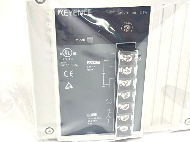 Keyence MS2-H300 Switching Power Supply 12.5A 14V 300W w/ Manual - Maverick Industrial Sales