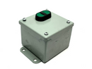 Hoffman A4048C Pushbutton Enclosure w/ Allen Bradley 800FP-U2F3F3 Up/Down Button - Maverick Industrial Sales