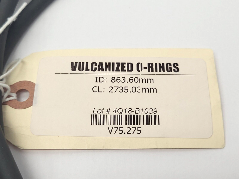 The O-RIng Store LLC 30" to 36" ID X 0.275" Vulcanized O-RIng VV75.275-036 - Maverick Industrial Sales