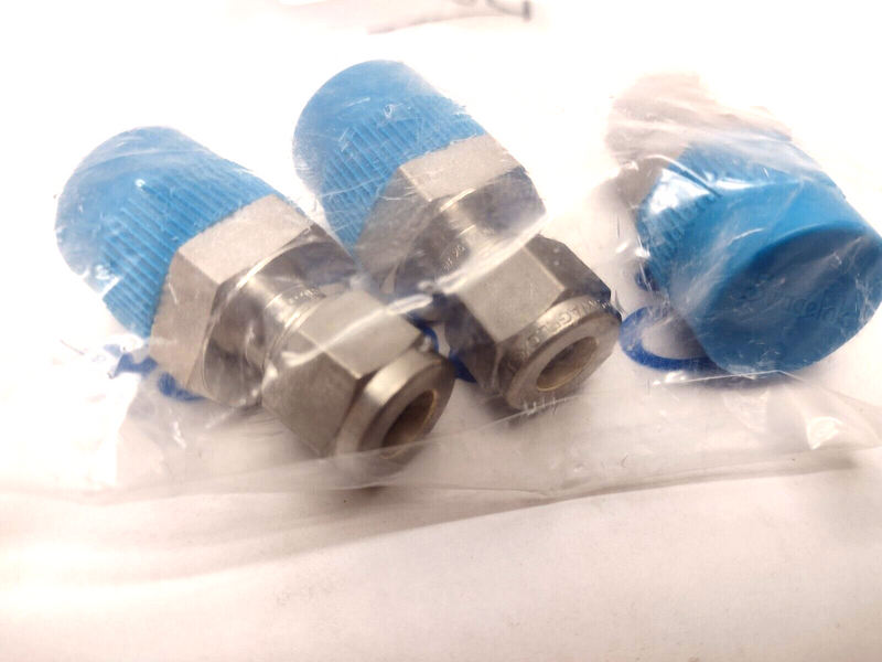 Swagelok SS-8M0-1-8 Stainless Steel Male Connector Tube Fitting 8mm, LOT OF 3 - Maverick Industrial Sales