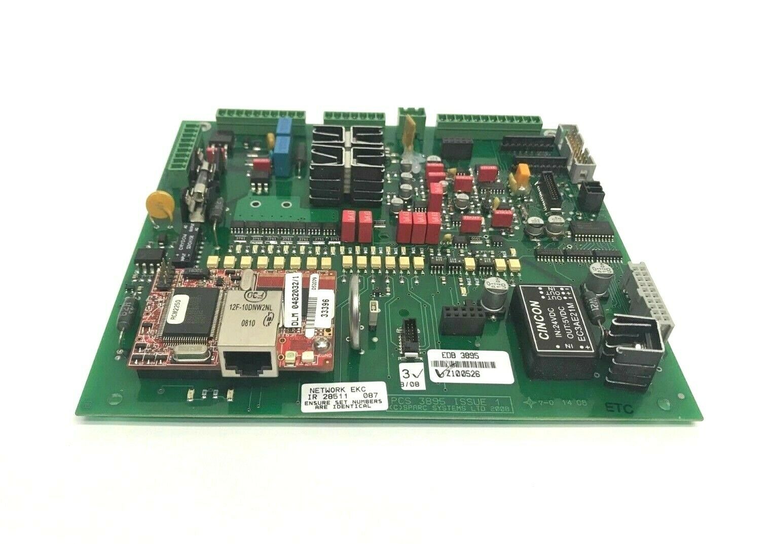 Sparc Systems PCS 3895 IR 28511 Automated Counter Network Card PCB - Maverick Industrial Sales