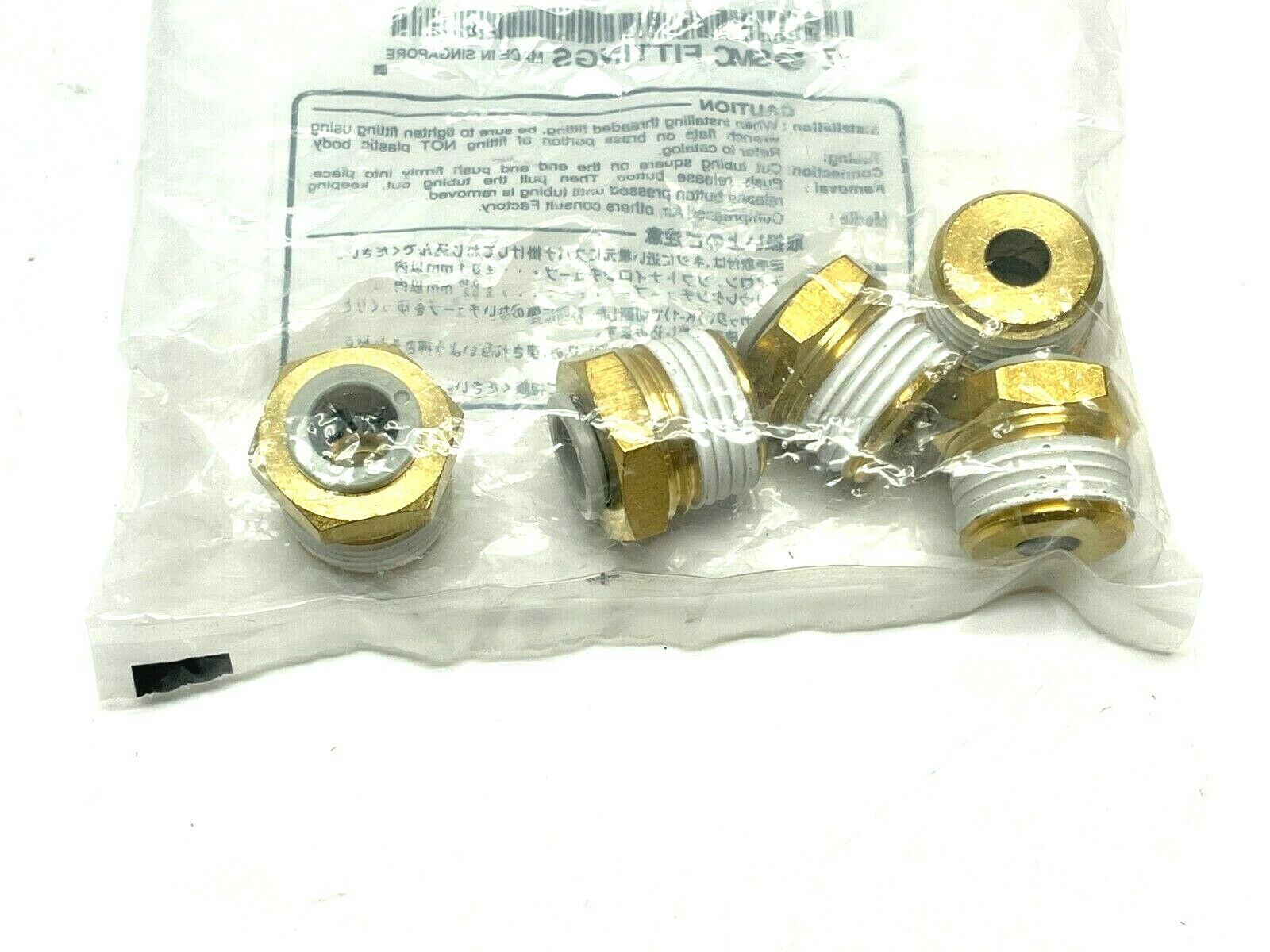 SMC KQ2H10-04AS Male Pneumatic Fittings PKG OF 5 - Maverick Industrial Sales