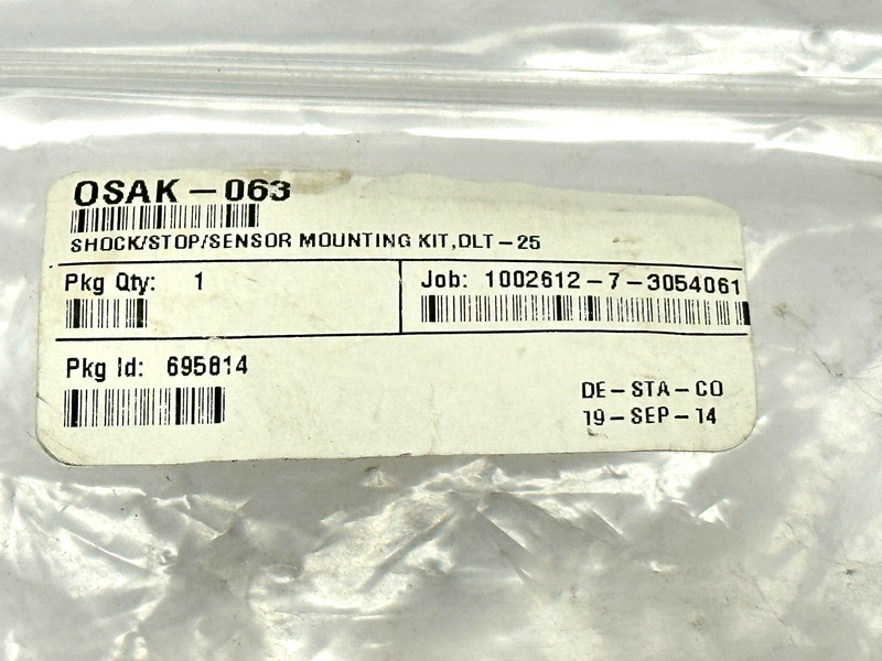 Destaco OSAK-063 Shock/Stop/Sensor Mounting Kit DLT-25 - Maverick Industrial Sales