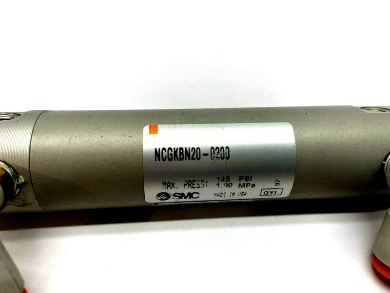 SMC NCGKBN20-0200 Pneumatic Cylinder 3/4" Bore 145 PSI Max - Maverick Industrial Sales
