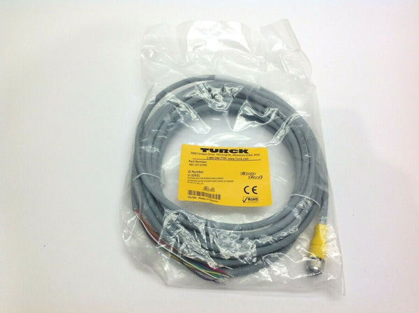 Turck RKC 12T-6/S90 Eurofast Molded Cordset U-33931 12 Pin Female To Free End - Maverick Industrial Sales