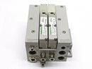 Numatics Pneumatic Solenoid Valve Manifold Assembly w/ 2 051BA400M047N61 - Maverick Industrial Sales