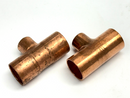 3/4" x 3/4" x 1/2" Reducing Tee C x C x C Copper LOT OF 2 - Maverick Industrial Sales