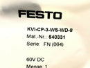 Festo KVI-CP-3-WS-WD-8 Connecting Cable M9x0.5 Male/Female 8m Length 540331 - Maverick Industrial Sales