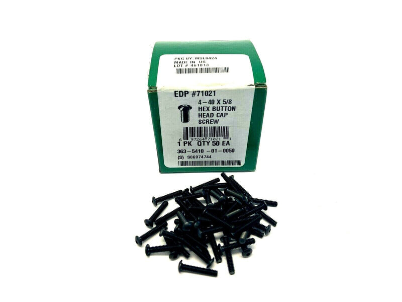 Decorah 363-5410-01-0050 Hex Button Head Cap Screws 4-40 x 5/8" BOX OF 50 - Maverick Industrial Sales