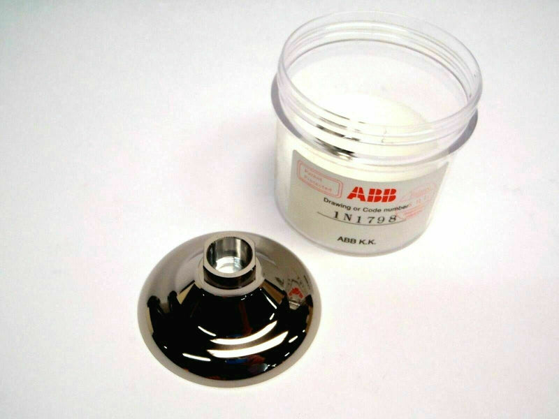 ABB 1N1798 Chrome Bell Cup D77 Robotic Paint Sprayer Head Cupbell 77mm - Maverick Industrial Sales