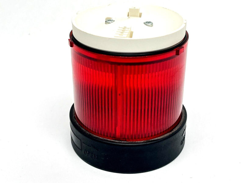 Telemecanique XVB C34 Illuminated Red Stack Light w/ CM8-A234 Bulb - Maverick Industrial Sales