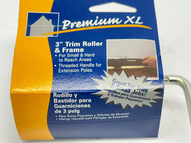 Sherwin Williams Premium XL 3" Inch Trim Rollers & Frames 3/8" Nap LOT OF 7 - Maverick Industrial Sales