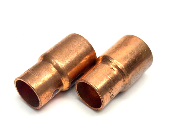 Nibco C600 3/8x1/4 Reducer F x C 3/8" x 1/4" Copper LOT OF 2 - Maverick Industrial Sales