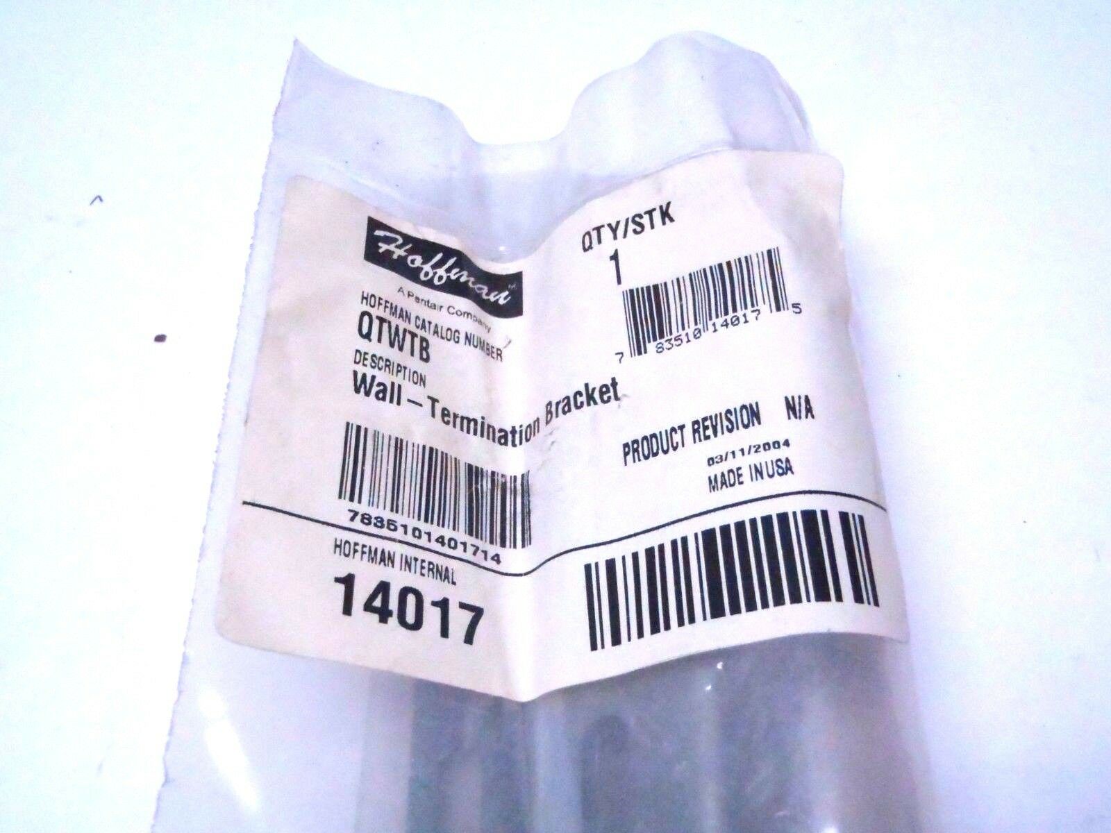 Hoffman OTWTB / 14017 Wall - Temination Braket 9.5" - Maverick Industrial Sales